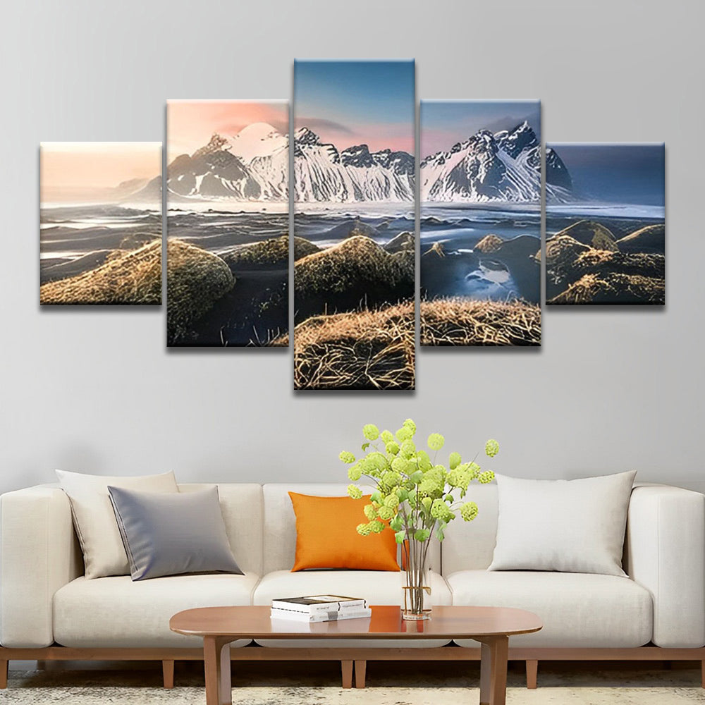 Mer et Montagnes 5 Partie Peinture par Numéros