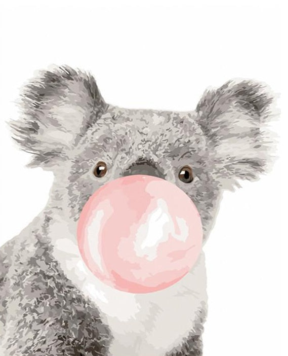 Mignon Koala Peinture par Numéros