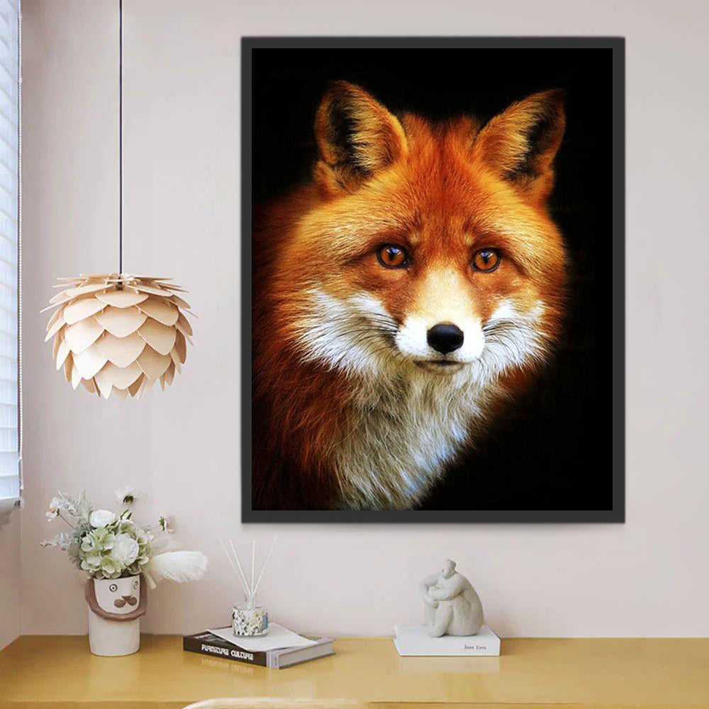Mignon Renard Peinture par Numéros