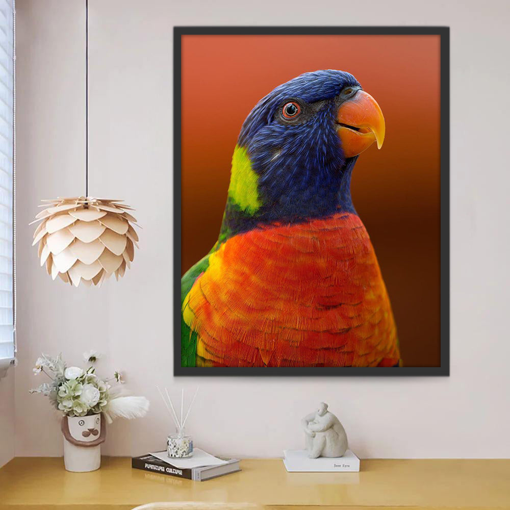 Mignonne Perruche Peinture par Numéros
