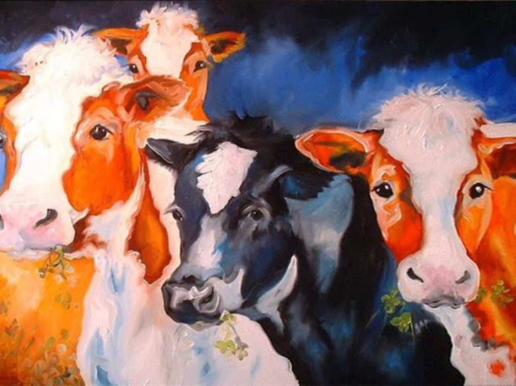 Mignons Veaux Peinture par Numéros