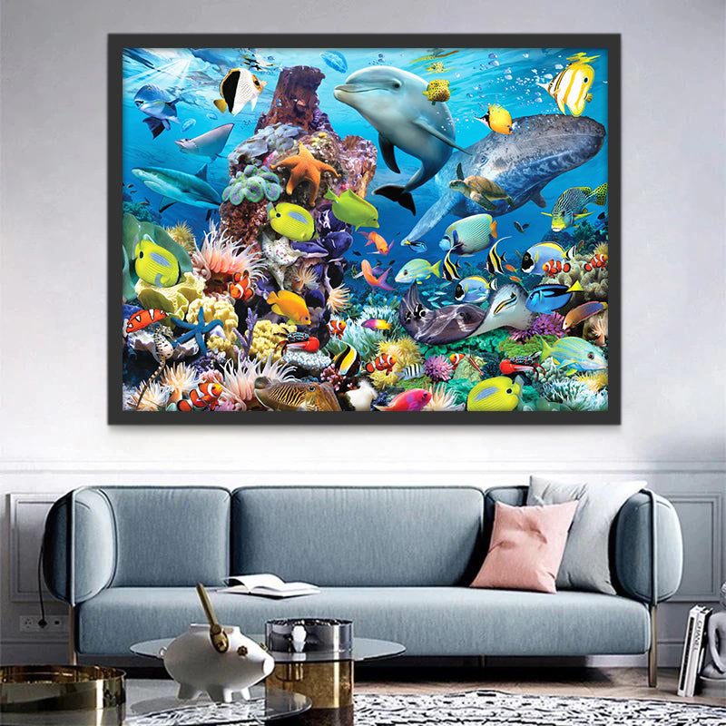 Monde du Poisson Peinture par Numéros