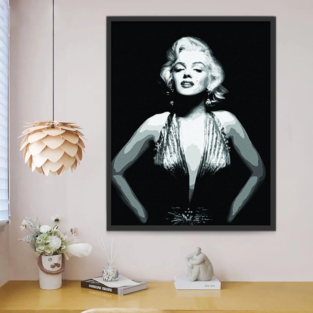 Monroe Célébrité Peinture par Numéros