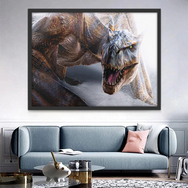 Monstre Dinosaure Peinture par Numéros