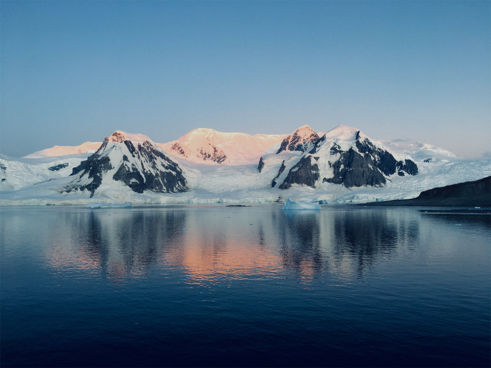 Montagnes Enneigées et Lac Peinture par Numéros