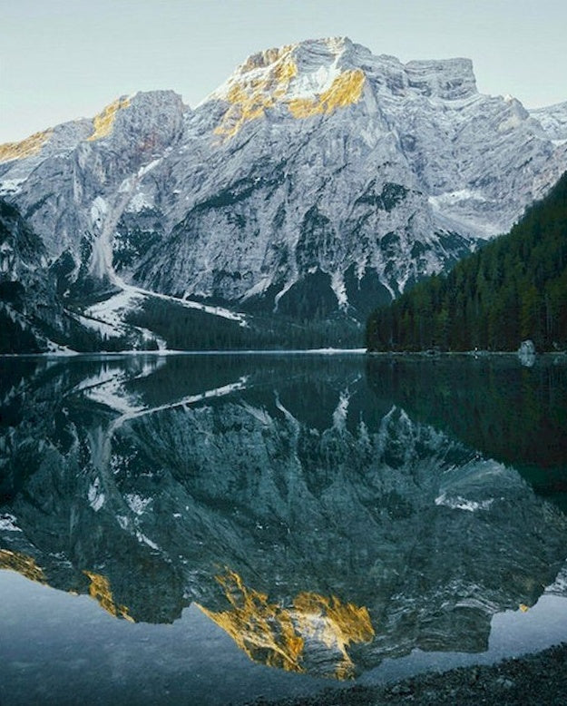 Montagnes et Lac Peinture par Numéros