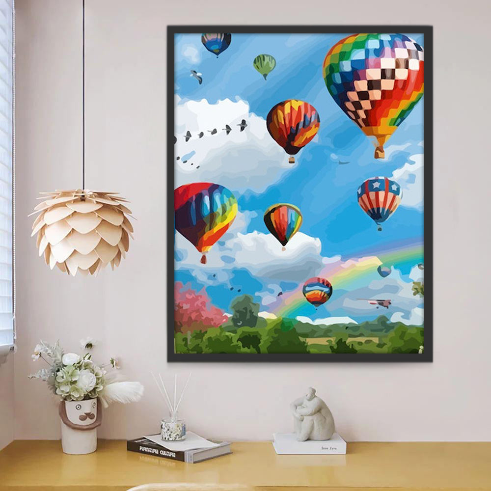 Montgolfières Peinture par Numéros PBNNATL273
