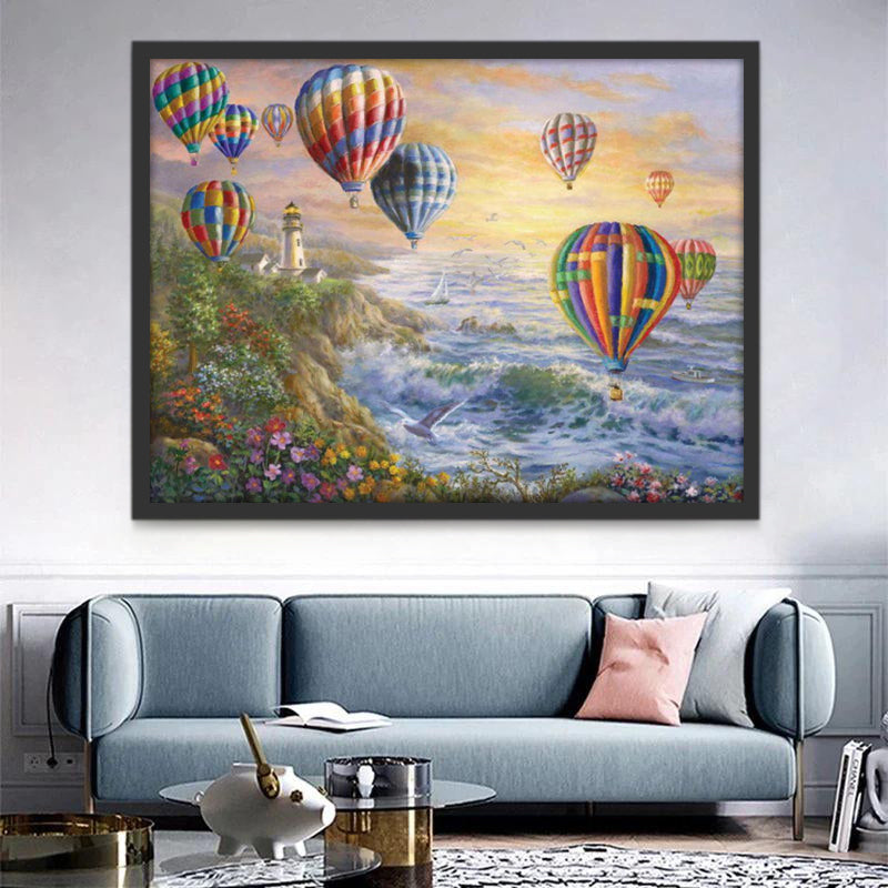 Montgolfières Peinture par Numéros PBNNATW266