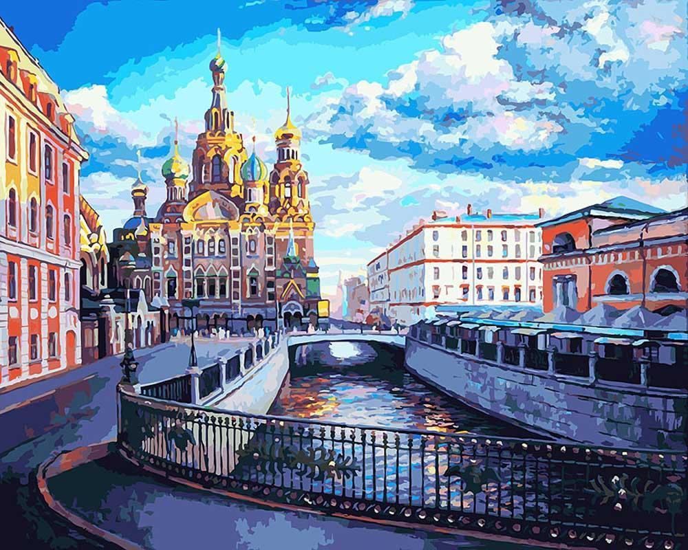 Moscou Russie Peinture par Numéros