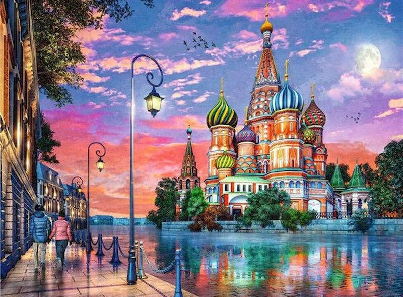 Moscow Peinture par Numéros