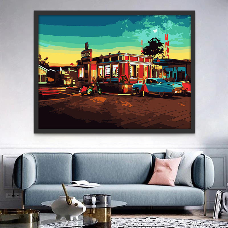 Motel Peinture par Numéros