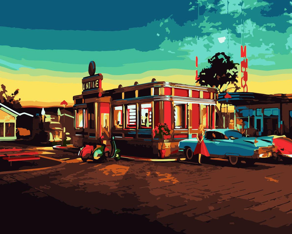 Motel Peinture par Numéros