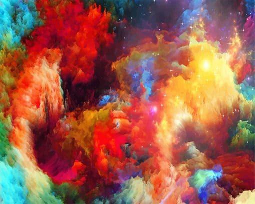 Nébuleuse Colorée Peinture par Numéros