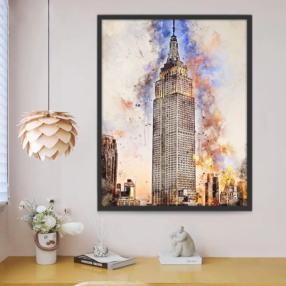 New York City Skyline Peinture par Numéros