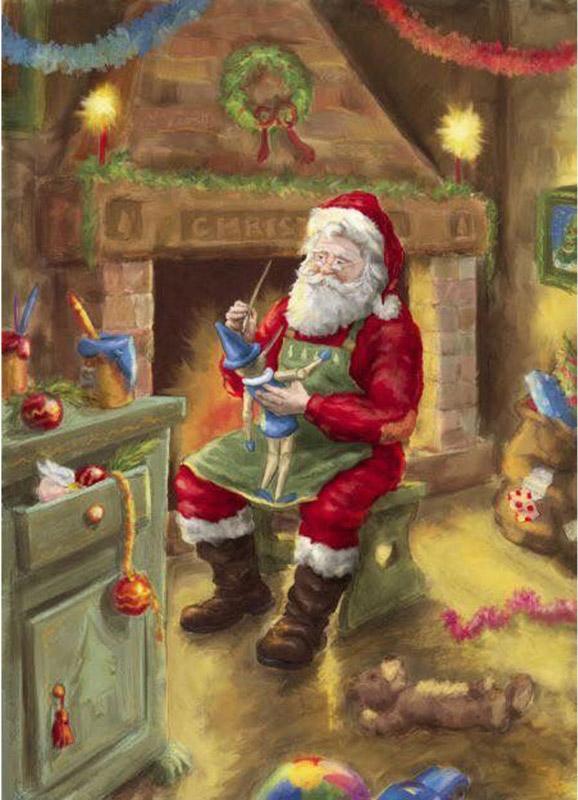 Noël Rouge Peinture par Numéros a