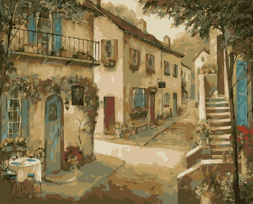 Nostalgie de Mexico City Peinture par Numéros