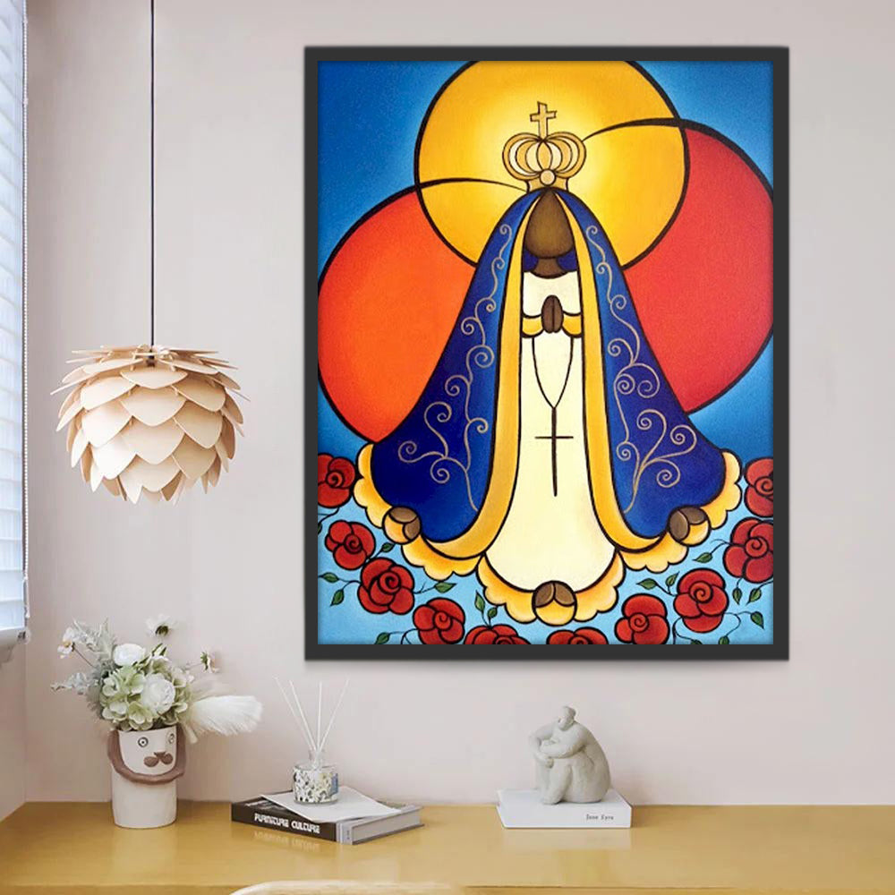 Notre-Dame d'Aparecida Peinture par Numéros