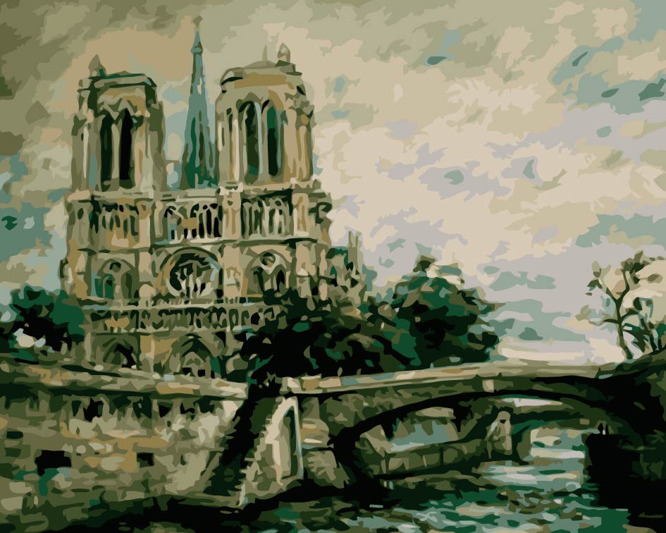 Notre Dame de Paris Peinture par Numéros