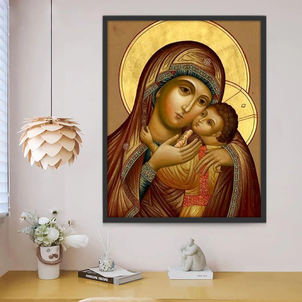 Notre-Dame de Vladimir Peinture par Numéros
