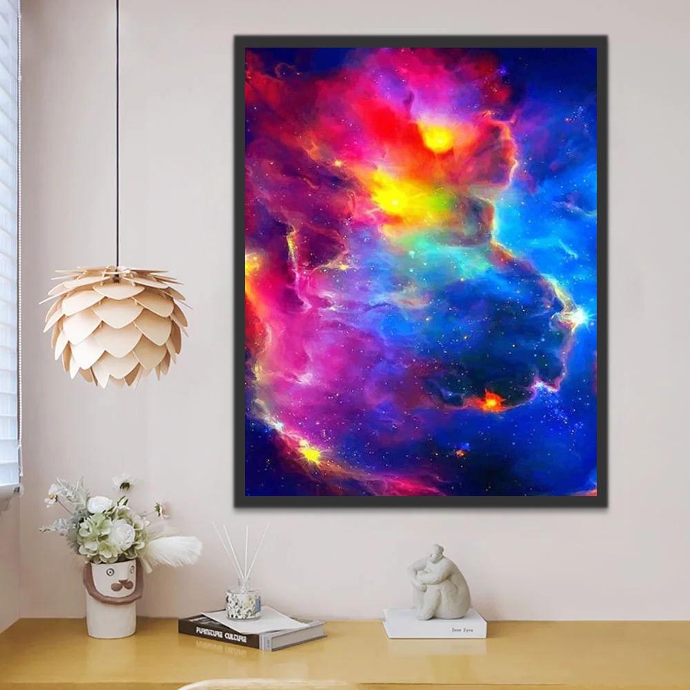 Nuages Colorés Peinture par Numéros