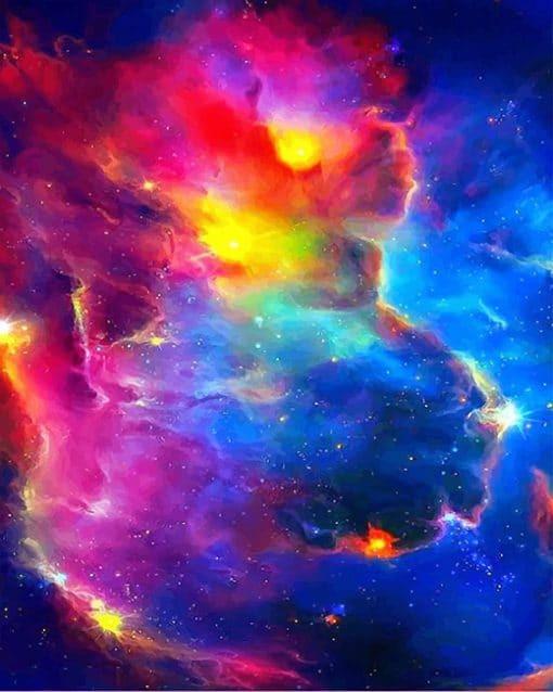 Nuages Colorés Peinture par Numéros