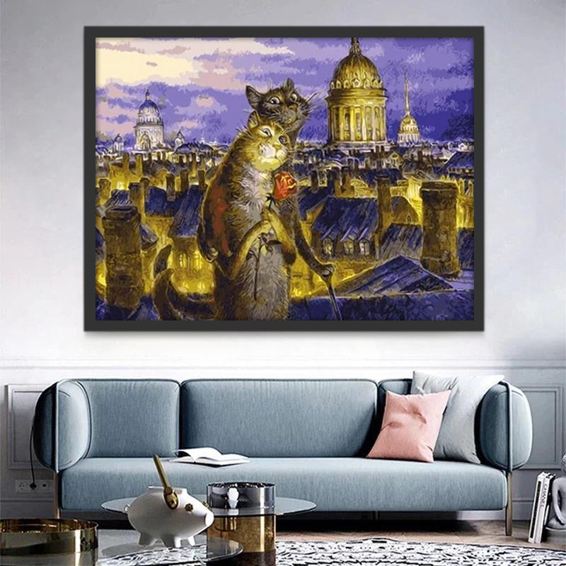 Nuits Blanches à Saint-Pétersbourg Peinture par Numéros