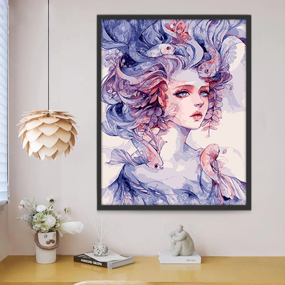 Océanide Peinture par Numéros