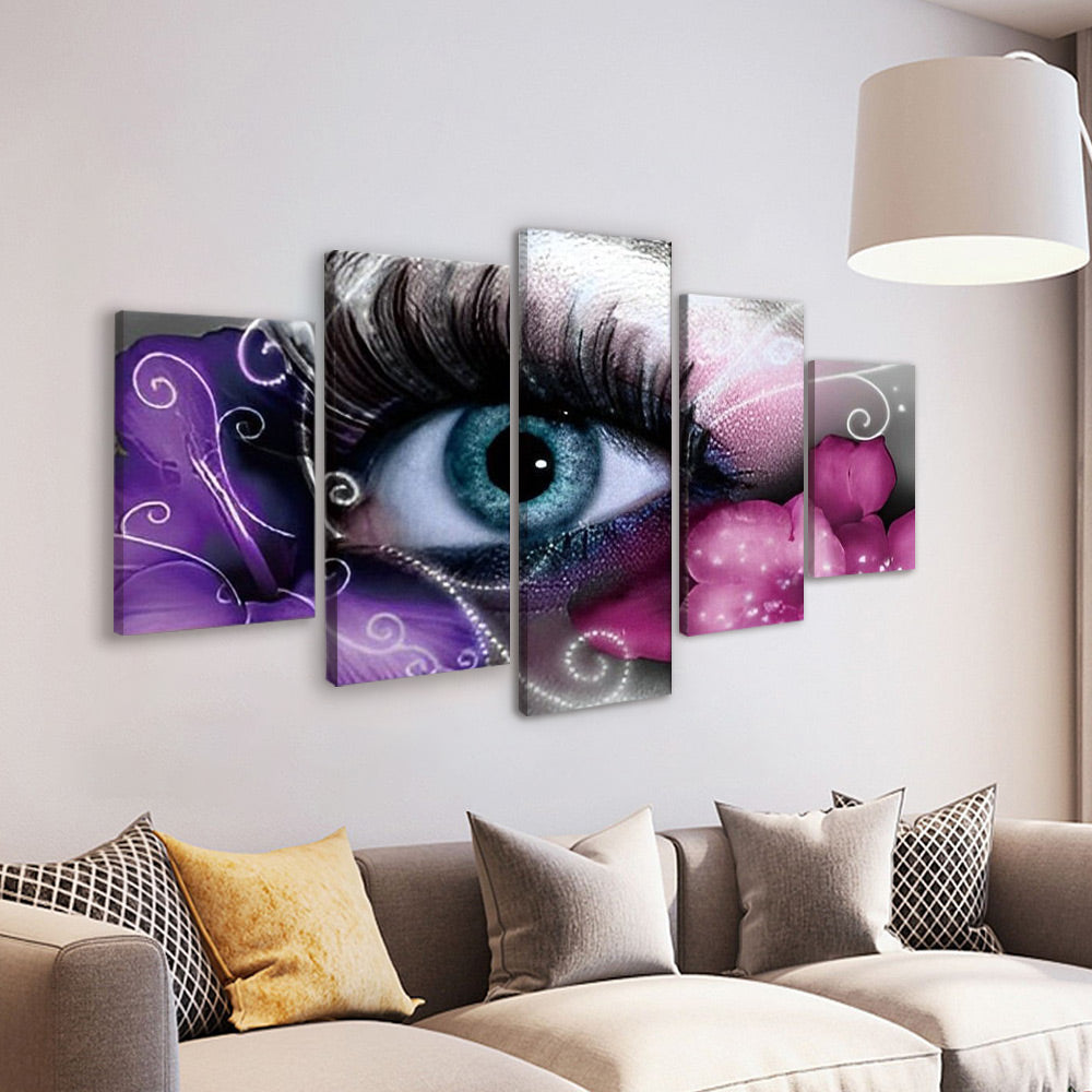 Oeil 5 Partie Peinture par Numéros