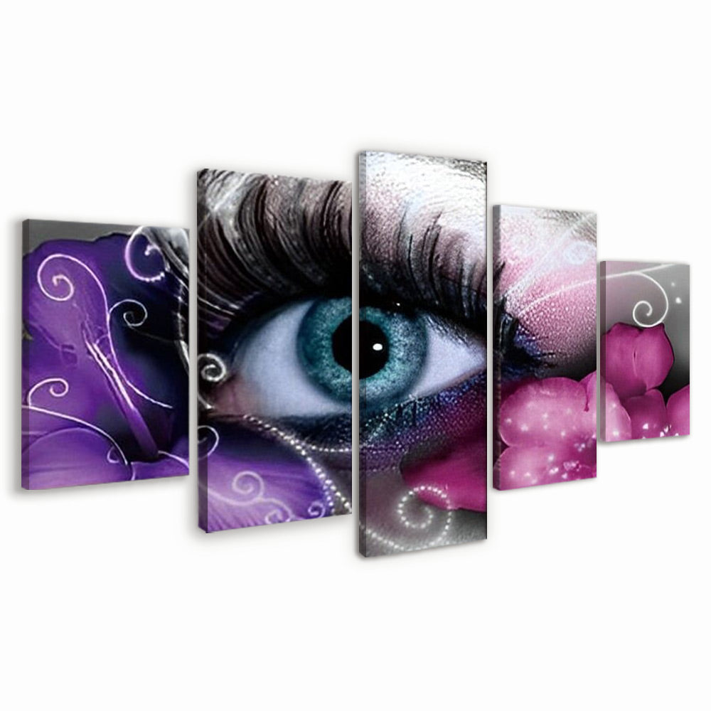 Oeil 5 Partie Peinture par Numéros