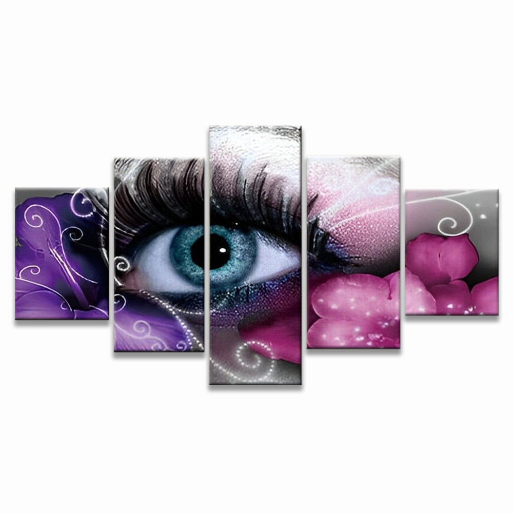 Oeil 5 Partie Peinture par Numéros