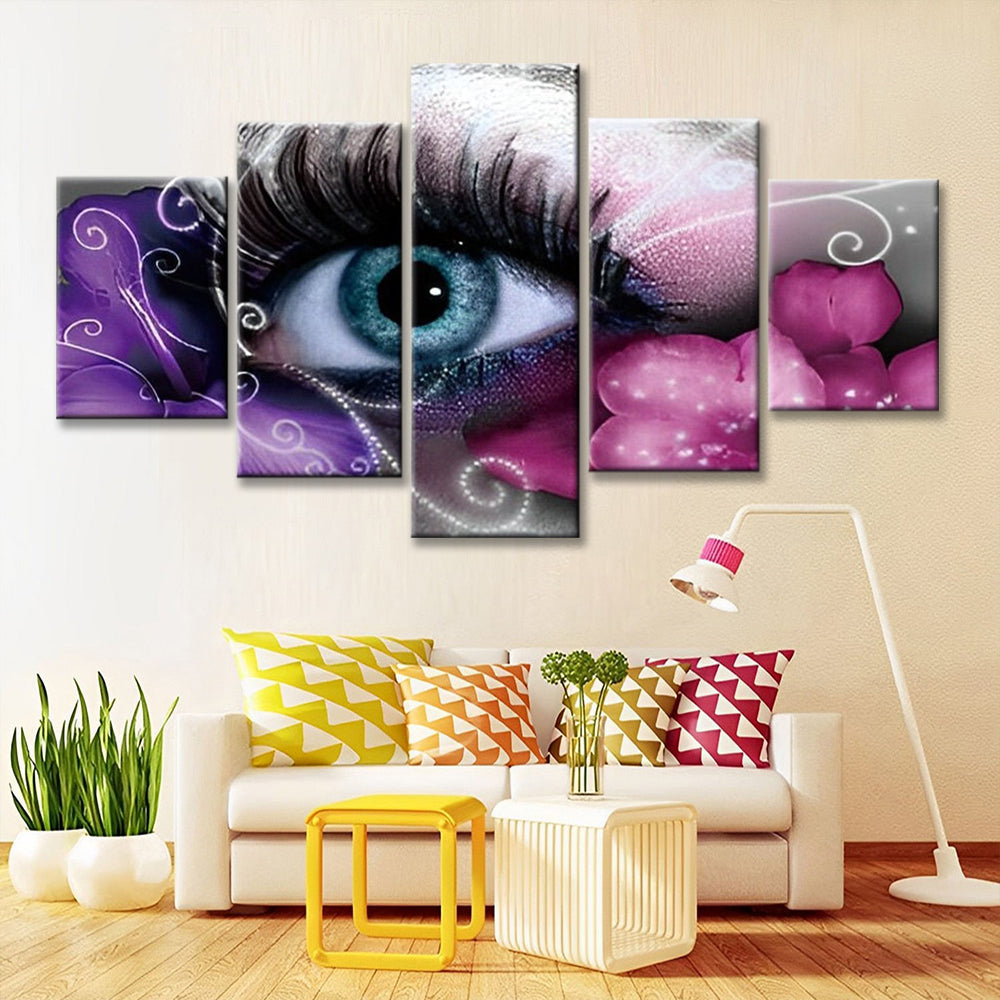 Oeil 5 Partie Peinture par Numéros
