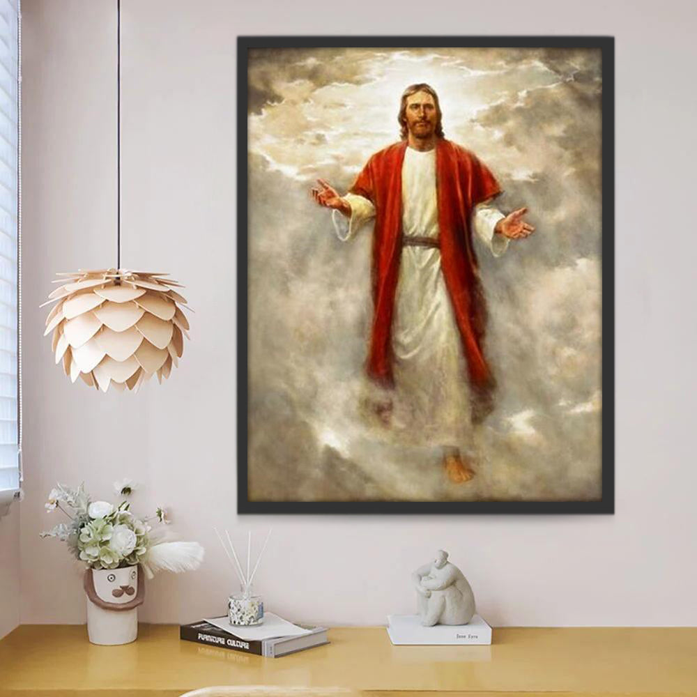 Oeuvre d'art de Jésus-Christ Peinture par Numéros