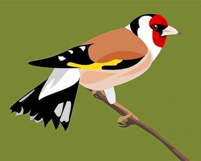 Oiseau Fantastique Cartoon Enfants Peinture par Numéros