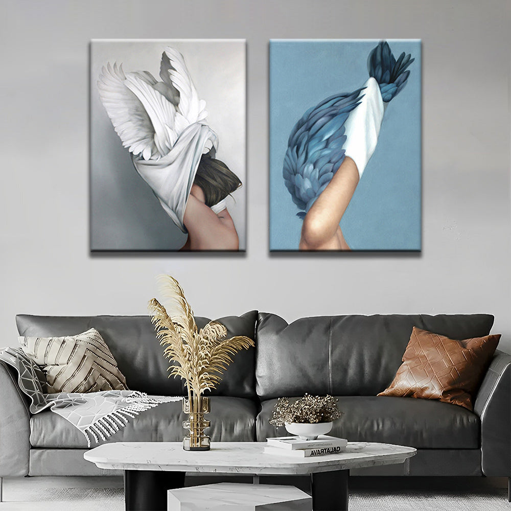 Oiseaux Abstraits 2 Partie Peinture par Numéros