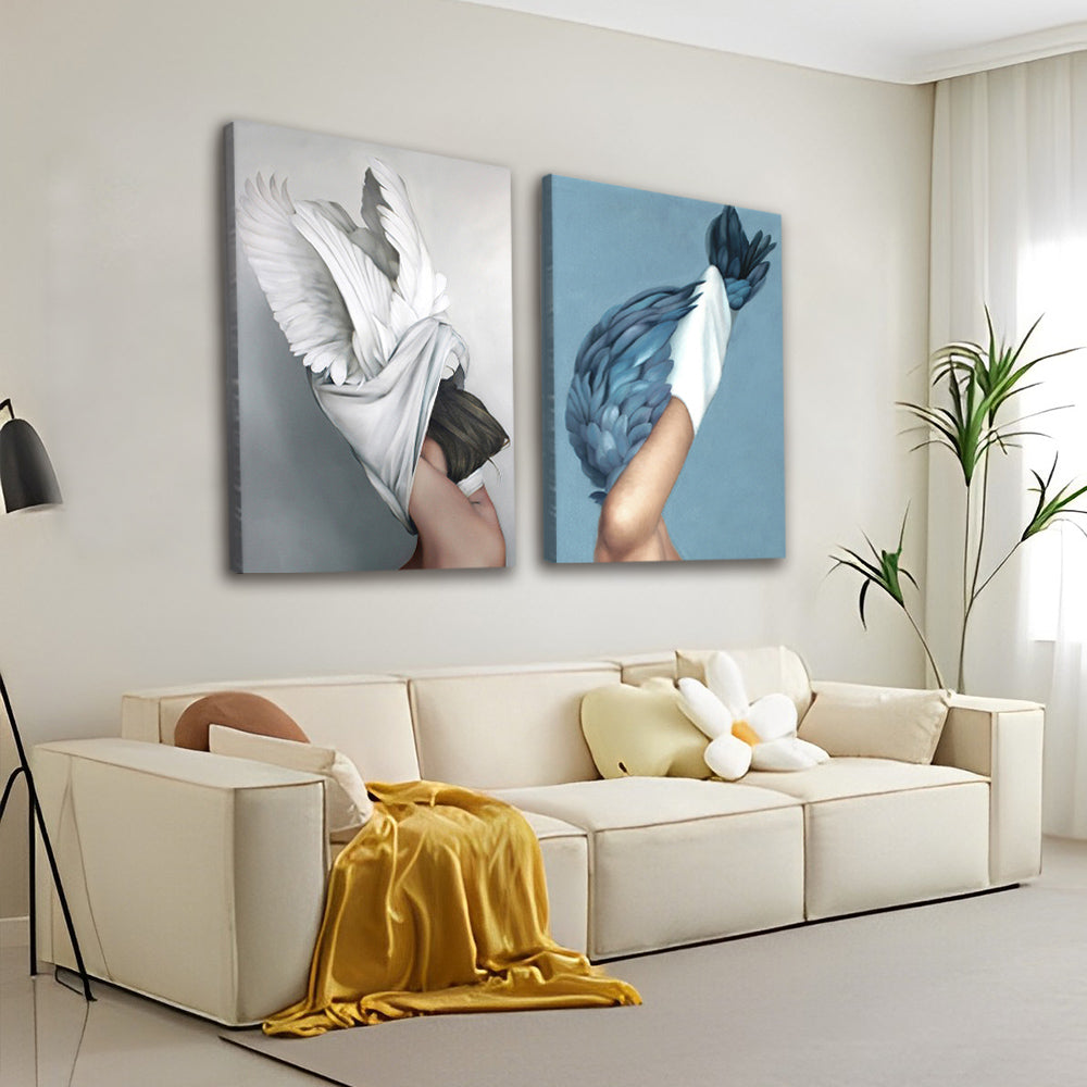 Oiseaux Abstraits 2 Partie Peinture par Numéros