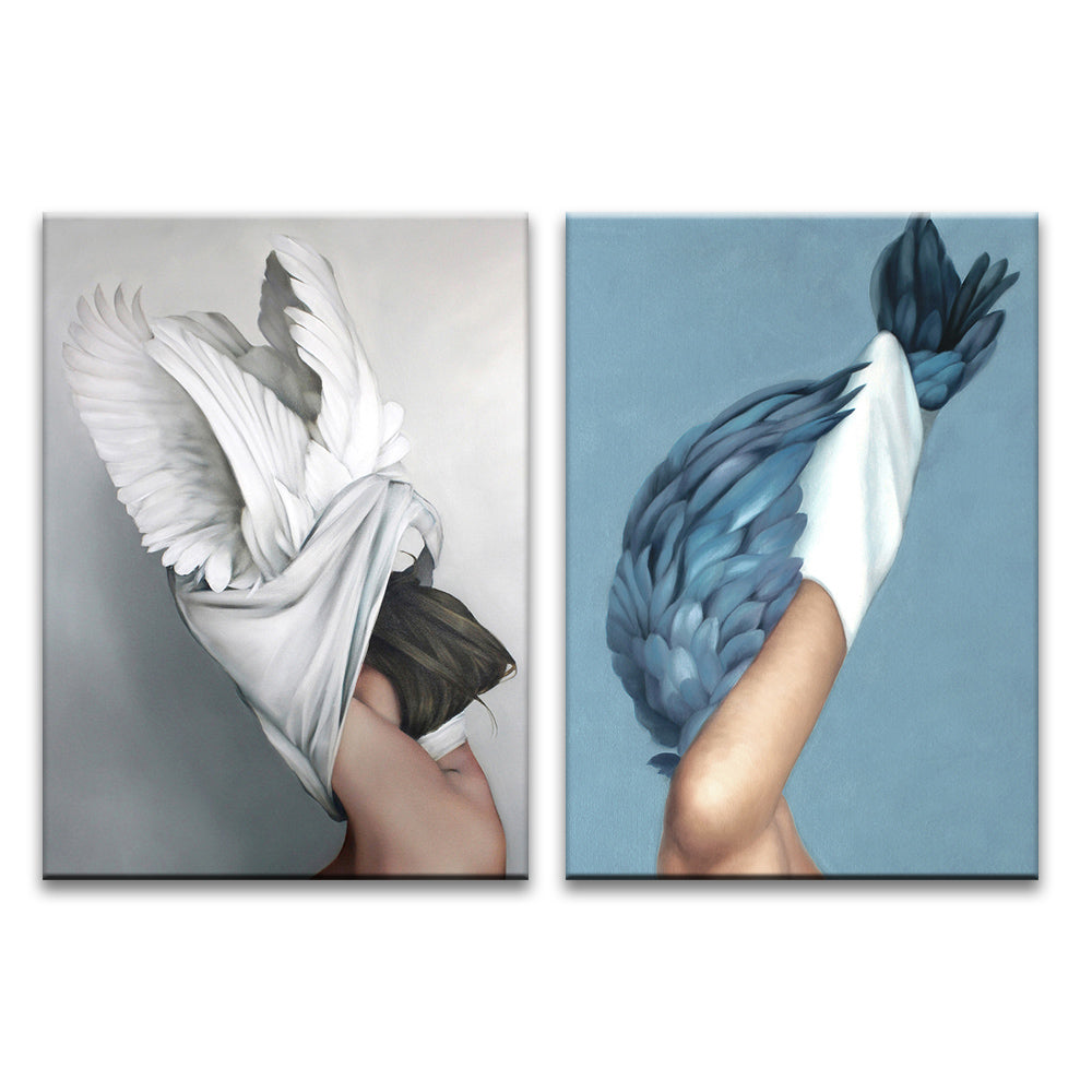 Oiseaux Abstraits 2 Partie Peinture par Numéros