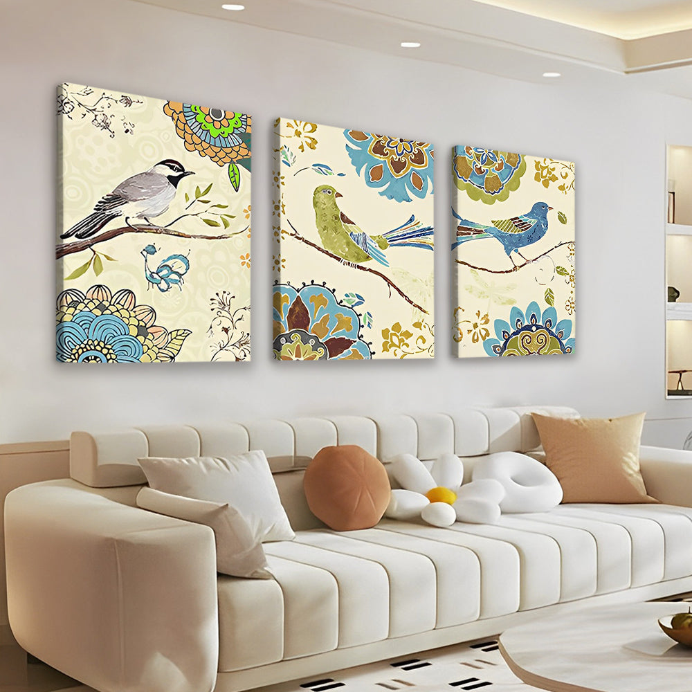Oiseaux Dessinés 3 Partie Peinture par Numéros