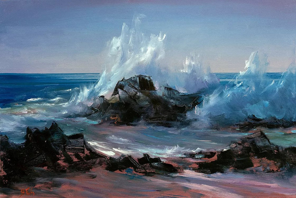Onde et Roches Peinture par Numéros