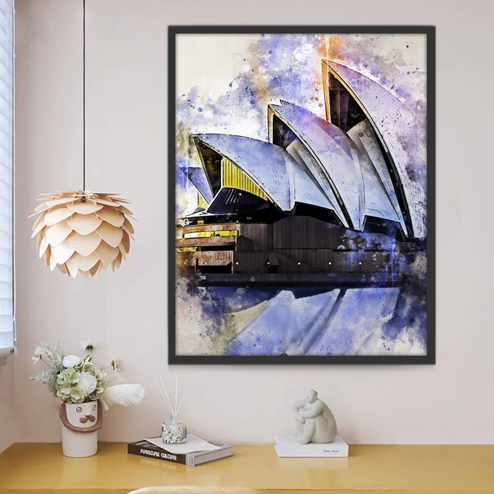 Opéra de Sydney Peinture par Numéros
