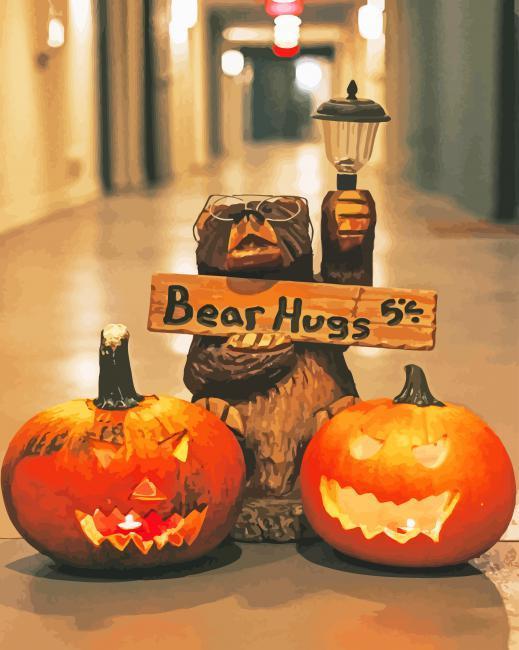 Ours Halloween Peinture par Numéros