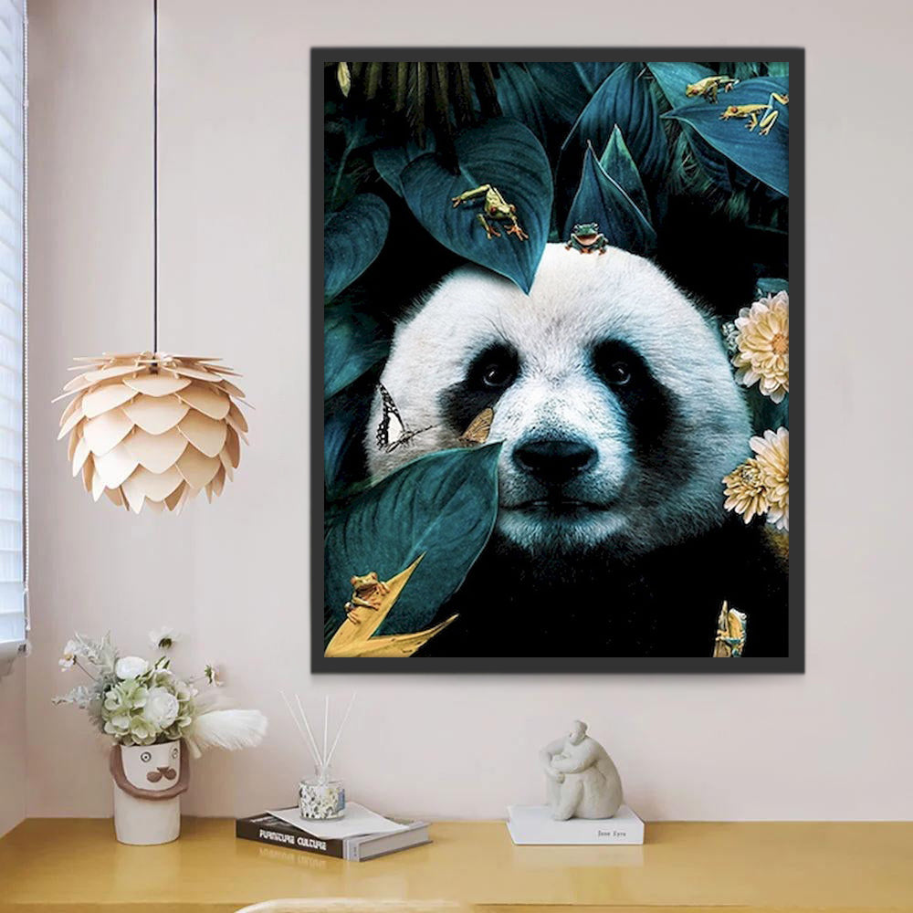 Panda et Insectes Peinture par Numéros
