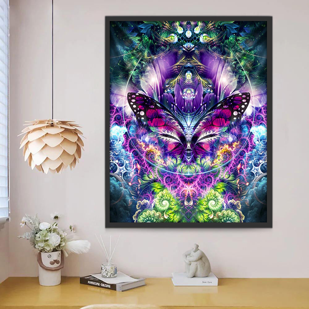 Papillon Etrange Peinture par Numéros