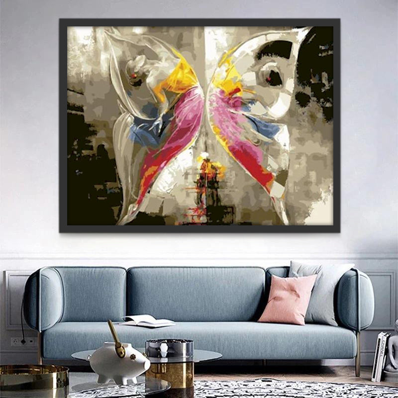 Papillon Magnifique Peinture par Numéros