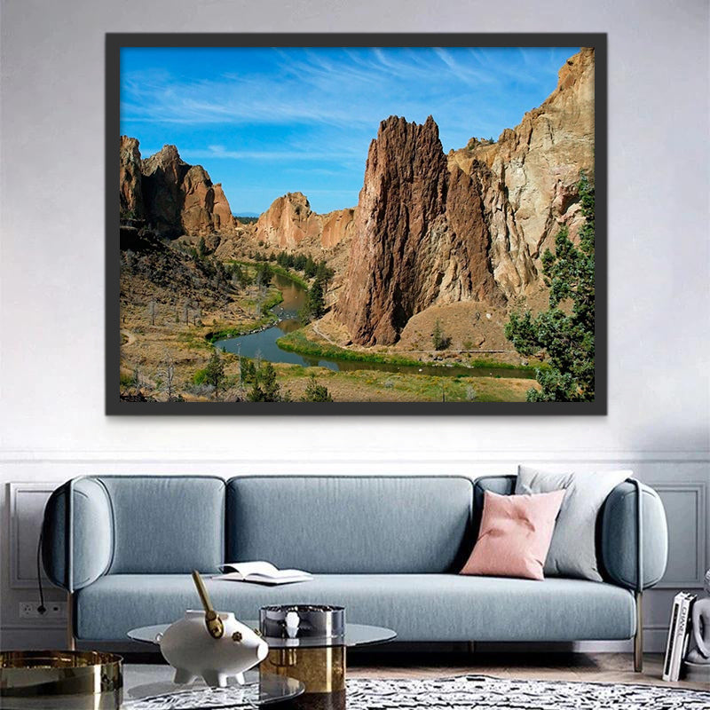 Parc d'État de Smith Rock Peinture par Numéros