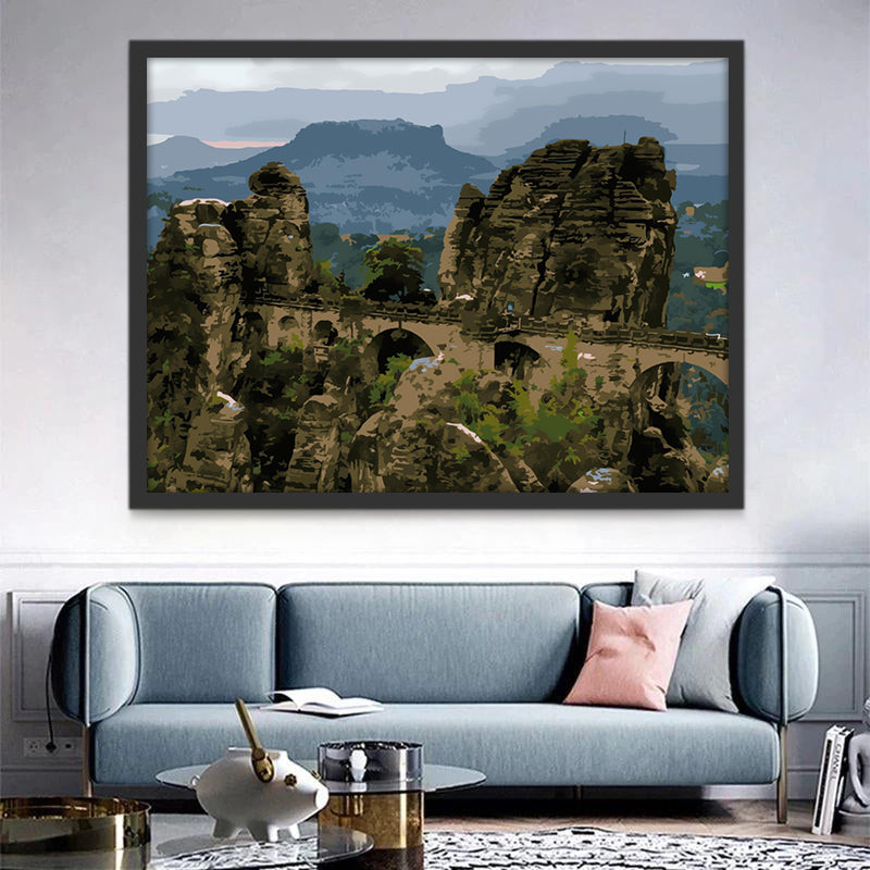 Parc National de la Suisse Saxonne Peinture par Numéros