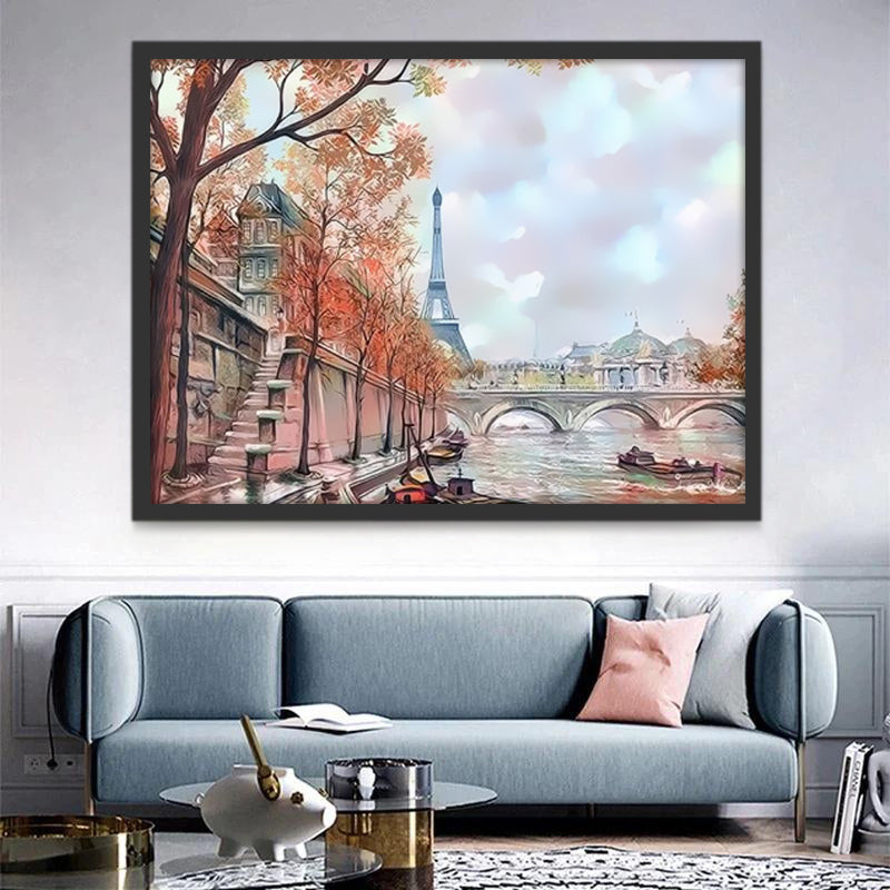 Paris d'Automne Peinture par Numéros