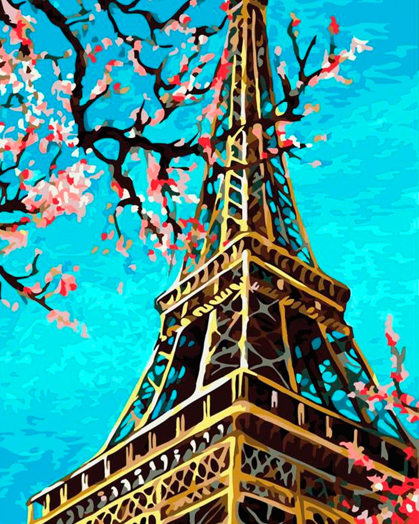 Paris de Printemps Peinture par Numéros