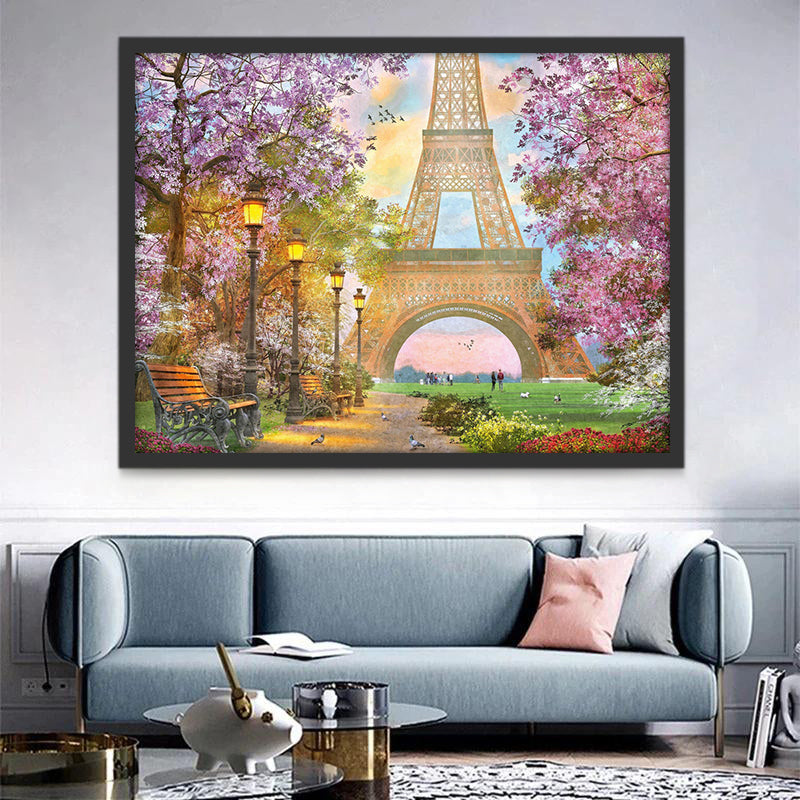 Paris Printemps Peinture par Numéros