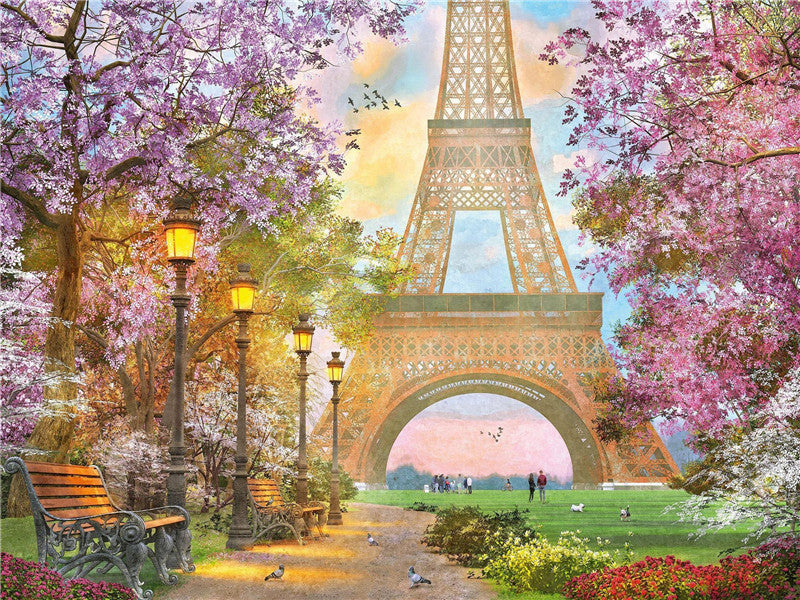 Paris Printemps Peinture par Numéros