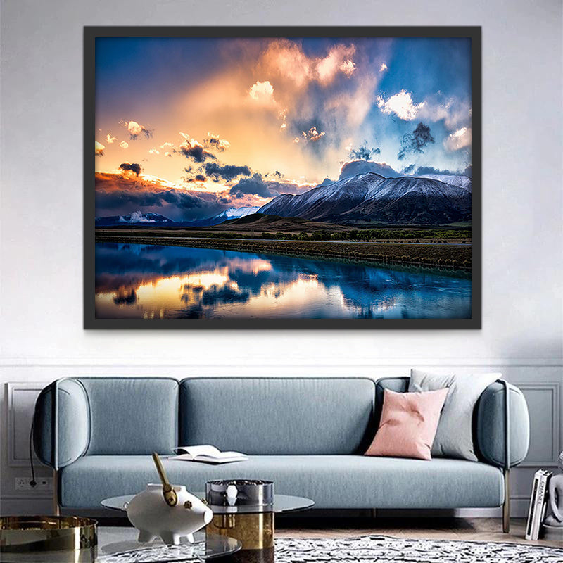 Paysage de Lac Peinture par Numéros